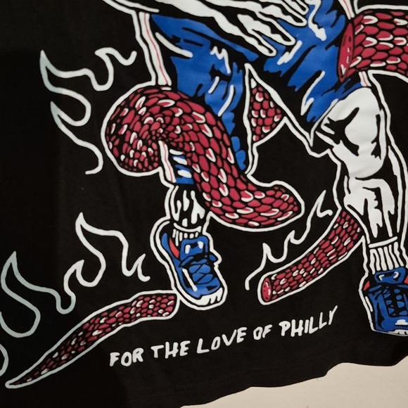 Warren Lotas FOR THE LOVE OF PHILLY 76ERS TSHIRT SZ.XXL - Picture 2 of 6